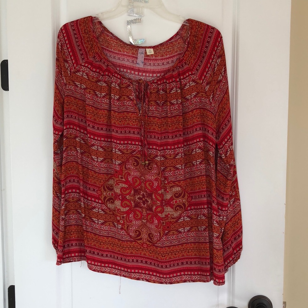 Francesca’s Patterned blouse